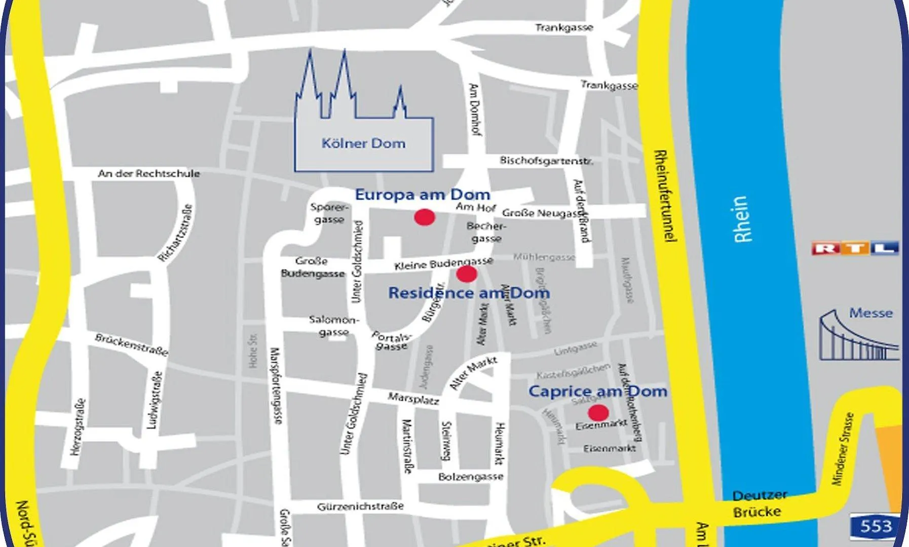 CityClass Hotel Residence am Dom Colonia